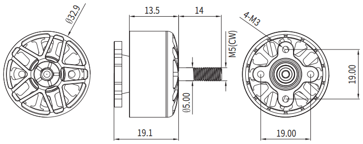 D2806.5 dimensioned drawing
